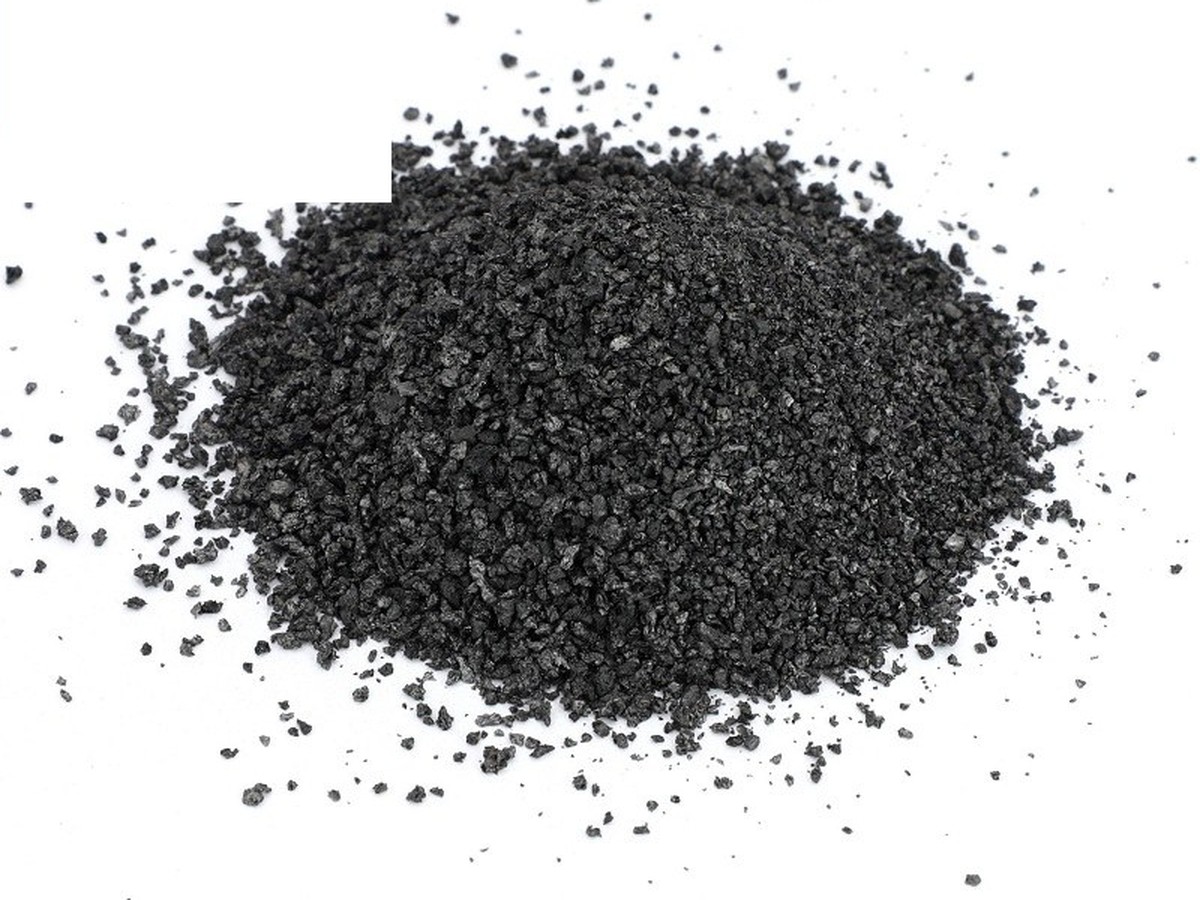 Calcined petroleum coke granules