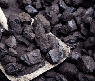Molten metal ready for casting, with coke as the reductant